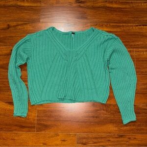 Free People Cropped Sweater